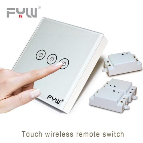 Luxury Crystal Glass Wall Switch Touch Switch Normal Switch Wireless Remote Control