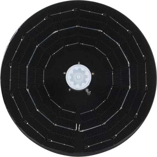 Solar Fountain Pump with LED Lights Upgraded Solar Powered Water Fountain Pump For Garden Patio TN88