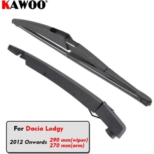 KAWOO Car Rear Wiper Blade Blades Back Window Wipers Arm For Dacia Lodgy Hatchback (2012-) 290mm Car Accessories Styling