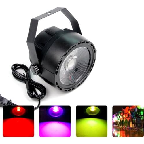 LED par light COB 30W RGBW four-color high-power plastic DJ DMX Led beam flushing strobe effect stage lighting fast flash