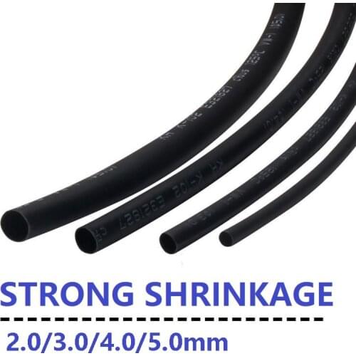 MEGA 25M 20M 15M 10M Heat Shrink Tube Heatshrink Sleeving Tubing Wire DIY Connector Repair Shrinkage 2:1 ID 2mm 3mm 4mm 5mm