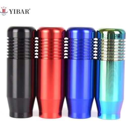Universele Aluminium Auto Truck Racing Manual Gear Stick Pookknop Titanium 8.5*1.5Cm (H * D)