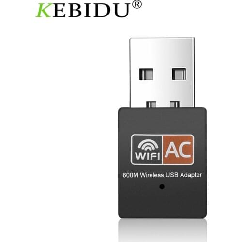 USB WiFi Adapter Dual Band 2.4 5Ghz 600Mbps Wireless USB Network Card 802.11b/n/g/ac WiFi Adapter Antenna PC Receiver For PC