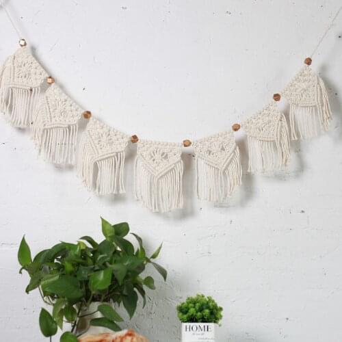 Bohemian Hand-woven Tapestry Wall Hanging Beads Decoration Birthday Party Home Decoration Tapestry Wall Hanging