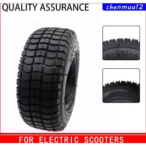 9x3.50-4 Inner outer Tyre For Turf Rider Tread Lawnmower Golf ATV Pocket Bike Go Kart Mobility Scooter Electric Scooters 9 Inch