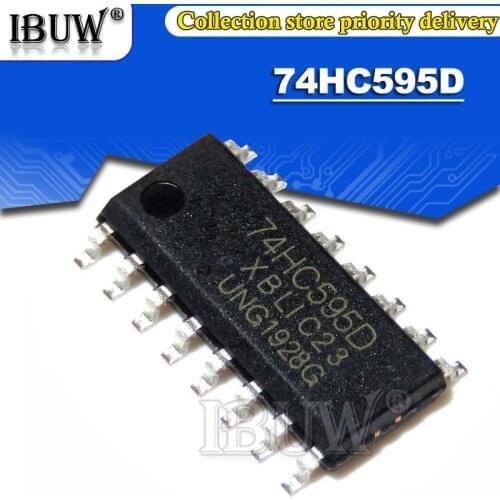 100PCS SN74HC595D SOP16 74HC595D SOP-16 74HC595 IBUW SOP