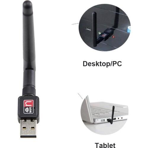 150Mbps USB 2.0 Wifi Router Wireless Adapter Network LAN Card with Antenna