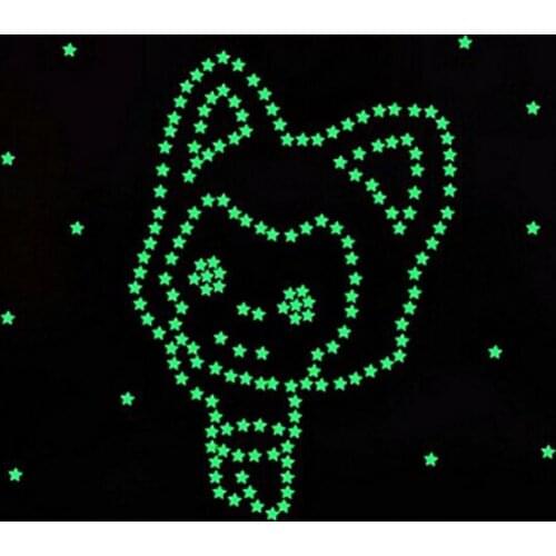 3D Domed Glow in the Dark Stars Creative Stars Night Glow Sticker Night Luminous Glow in the Dark Kids Room Wall Decal Stickers