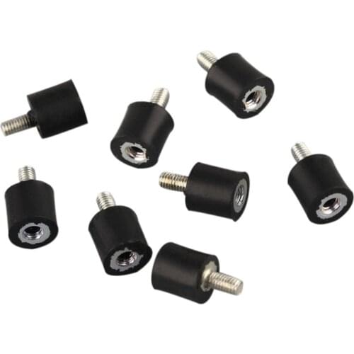 8pcs/set M3 Male Female Anti Vibration Rubber Isolator Mounts Set 8mm*8mm Tool accessories
