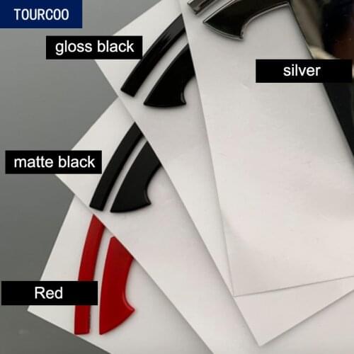 Car Styling Original Replacement Emblem for Tesla Model 3 Y Hood Rear Trunk Decor Emblem Sticker