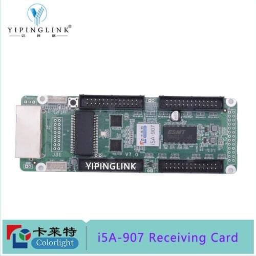 Colorlight i5A-907 LED screen receiving card full color P1.875 P2.976 rental LED display controller card with 26PIN ports
