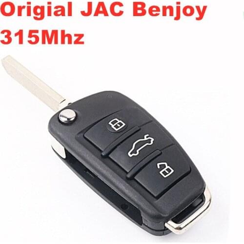 For original JAC Benjoy folding remote control car key 315Mhz