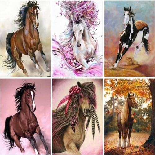 EverShine DIY 5D New Arrivals Horse Diamond Painting Full Square Diamond Embroidery Art Animals Cross Stitch Bead Picture Kits
