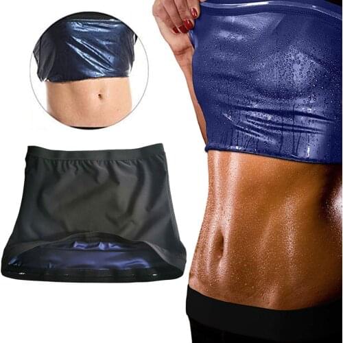 Fitness Sauna Suit Waist Trainer Women Men Sweat Enhancing Body Shaper Tummy Abs Trainer Compression Workout Shirt