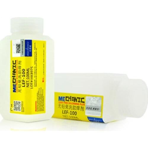 MECHANIC LEF100 Repair Liquid Lead-Free Solder Paste No Clean weld flux
