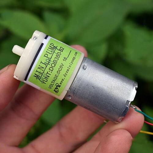 DC 3V-6V 3.7V Mini 370 Air Pump Motor Oxygen Pump Aeration Small Mini 370 Motor for Aquarium Fish Tank Sphygmomanometer Massager