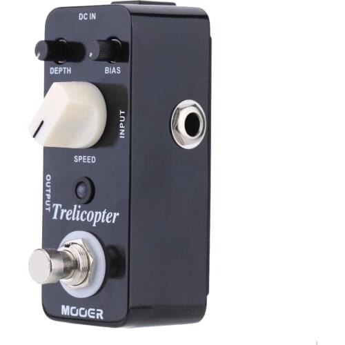 Mooer Trelicopter Micro Mini Optical Tremolo Effect Pedal for Electric Guitar True Bypass Guitar Pedal Guitar Accessories Parts
