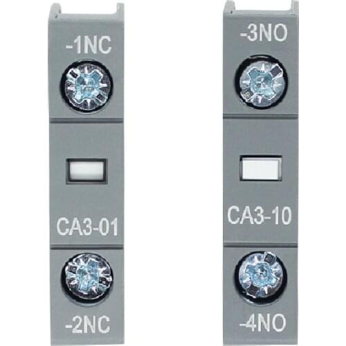 New and original ABB Front-mounted instantaneous auxiliary contact blocks CA3-10 CA3-01