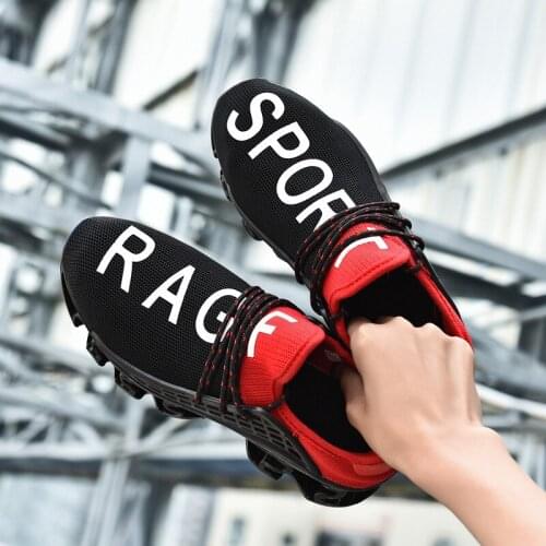 Ollymurs Mens women Sport Running Shoes Couple Sneakers Breathable Mesh Letter Shoes Sneakers for Men white Size 36-48 fashion