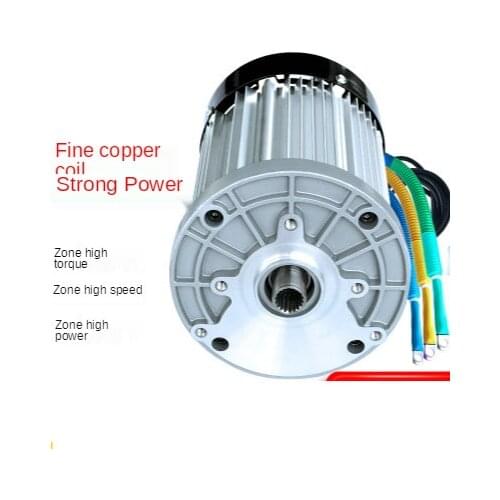 Fully enclosed electric tricycle motor 60V1200W/ 72V1200Wmotor permanent magnet DC brushless high power