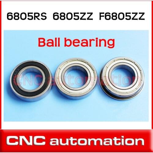 5pcs F6805-2Z F6805ZZ Flanged Flange Deep Groove Ball Bearings 25x37x7mm 6805ZZ 6805RS 61805 S6805 S6805ZZ RS stainless steel
