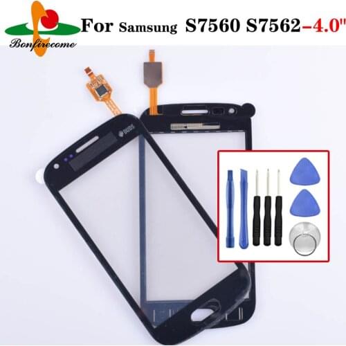 For Samsung Galaxy Trend Duos S7562 S7560 GT-S7562 GT-S7560 Touch Screen Digitizer Sensor Front Glass Lens Replacement
