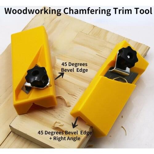Manual Woodworking Planer / Right Angle and Flat Angle Manual Trimming Device / Gypsum Board Plastic Board Chamfering Device