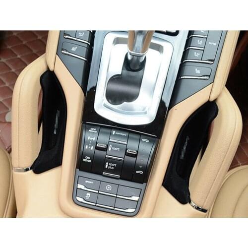 Interior Storage Container Car Center Armrest Replacement Holder Plastic+Velvet