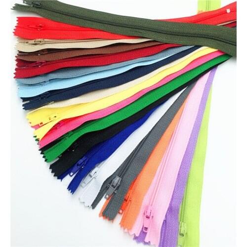 20pcs (16nch) 40CM 3# Closed Nylon Coil Zippers Tailor Sewing Craft