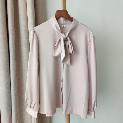 2021 Ins Fashion Women Satin Blouse Basic Women New Shirts Spring Autumn Women Long Sleeve Shirts Tops Blouse