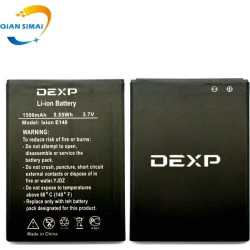 5PCS New 100% high quality Ixion E140 Battery for Dexp Ixion E140 Mobile Phone free shipping +track code