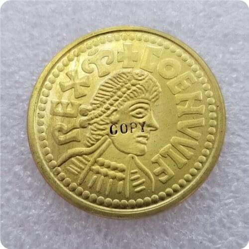 ANGLO SAXON Coenwulf 805 to 810 AD Gold layered penny COIN COPY commemorative coins-replica coins medal coins collectibles