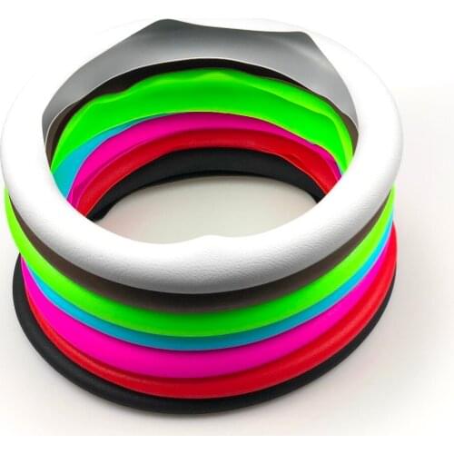 Car Soft Silicon Steering Wheel Cover For Daewoo Matiz Nexia Nubira Sens Tosca Winstorm