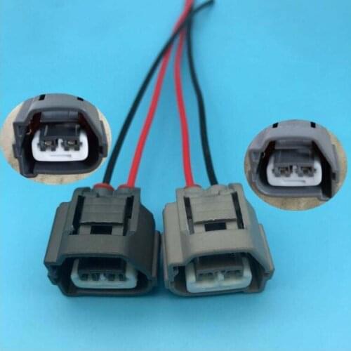 Free shipping 2 Pin/Way Ignition Coil Plug High Pressure Bag Connector Socket Housing With Pigtail For for Kia forAccent