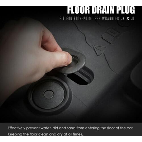 Parts Rubber plug Interior Oval Pan Drain Plug Rubber 4 Pieces Accessories Black Floor New