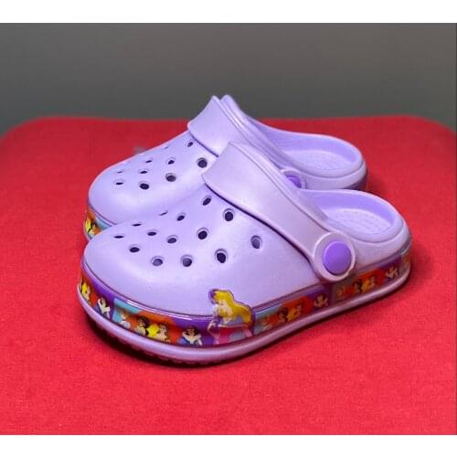 Kids Lilac Lavender Toys Slides Sandals Croces Slippers