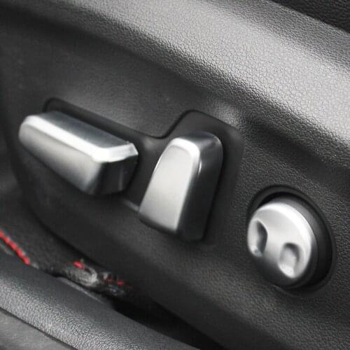 For Hyundai Elantra Avante 2016 2017 6TH ABS Chrome Interior Chair Seat Button Adjustment Cover Switch Control Covers Trim