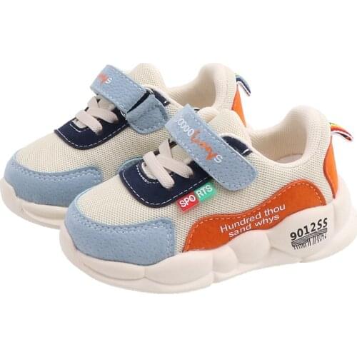2020 New Fashion Kids Shoes Anti-slip Soft Rubber Bottom Baby Sneaker Casual Flat Shoes Kid Girls Boys new pattern Sports Shoes