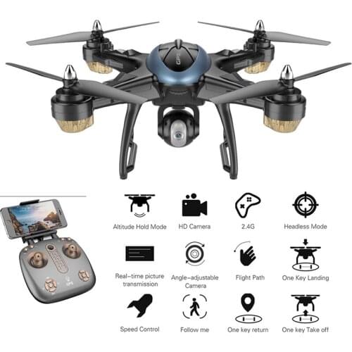 GPS Drone WiFi FPV Camera 1080P HD Altitude Hold RC Drone Helicopter ESC Camera Smart Follow RC Quadcopter Professional Dron