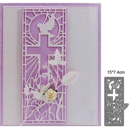 Craft dies Metal Cutting Dies Cut Mold Bird Cross Lace Rectangle Frame Scrapbook Paper Craft Knife Mould Blade Punch Stencils