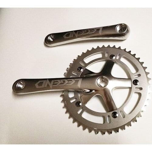 Fixed Gear 48T Crank Set Bike Bicycle Aluminum Chainwheel Alloy Crank Set Sprocket Crankset