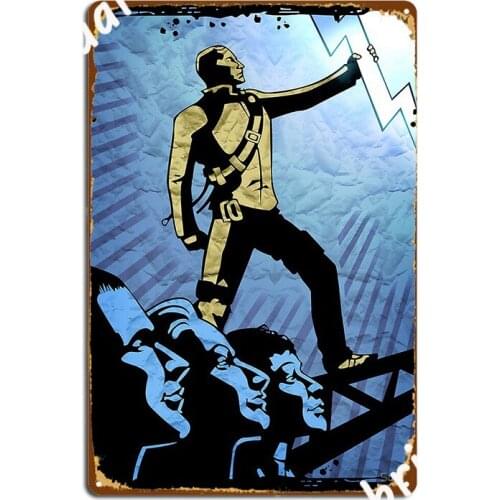 Infamous Good Karma Poster Metal Sign Wall Pub Plates Classic Club Bar Tin Sign Poster