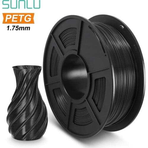 SUNLU 1.75 PETG 3D Printer Filament Translucent PETG 3d Filament 1KG With Spool Fast Shipping
