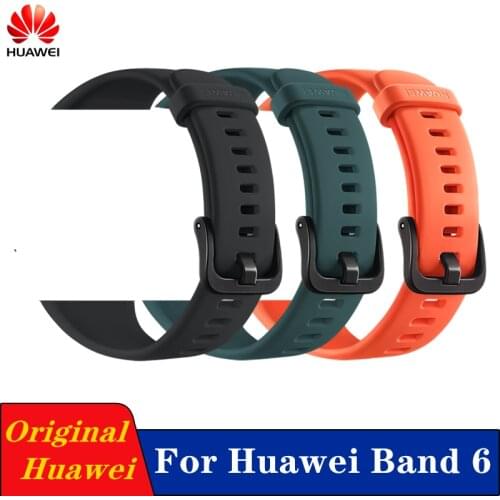 Original Huawei Silicon Watch band for Huawei Band 6 Watch strap Silicon Wrist Strap