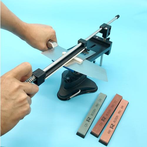 RUIXIN Professional Kitchen Knife Sharpener Whetstone Updated Multifunction Fixed Angle Sharpening System Apex Edge Honing Tools