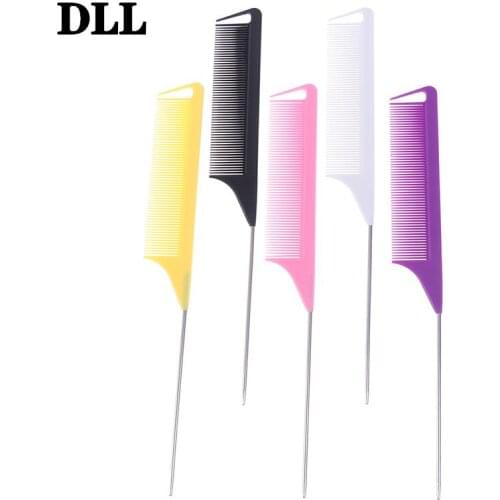 1/2pcs Highlighting Hair Comb ABS Weaving Foiling Hair Comb for Salon Dyeing Tail Combs Brush Separate Parting For Hair