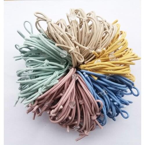 10PCS Women Elastic Hair Rubber Bands High Quality Girls Hair Bands Hair Scrunchies Hair Accessories Hair Gum Tie Mix Colour
