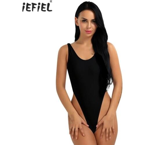 Sexy Women Lingerie suit Backless Teddies High Cut Tank Thong Bodysuit Jumpsuit Sleeveless Bodycon Gymnastics Leotards Dancewear