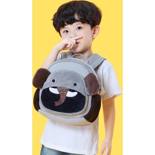 Elephant School Bags for Boys 2-4 Years Toddler Kids Bag Cute Animal Children School Backpack Waterpfoof mochila infantil