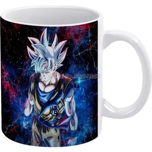 Style 10 White Mug White Ceramic Tea Cup Birthday Gift Milk Cups and Mugs Anime Z Sleeve Dbz Dragon Cartoon Trunks Bulma Cool Ba